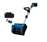 Souffleuse à neige électrique sans fil - Pelle à neige portable en métal pour cour, terrasse, jardin et trottoir