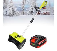 Souffleuse à neige électrique sans fil, rechargeable 20 V/4,0 Ah, pelle à neige électrique haute puissance, lame de déneigement pour usage domestique, largeur de la pelle : 33,5 cm, profondeur de la p