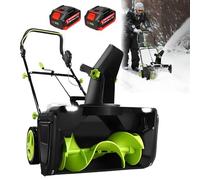 Souffleuse à Neige électrique, souffleuse à Neige sans Fil 3 500 W 40 V avec Double phares LED, dégagement de 50 cm de Largeur et 25 cm de Profondeur, pour Les Zones commerciales et résidentielles