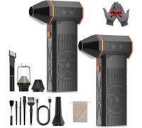 Souffleuse à Neige Frostblazer 5000 W (Version améliorée 2026), déneigeuse Portable pour Voiture avec Turbine performante, Batterie 4000 mAh, idéale (2set)