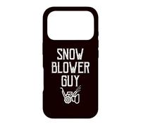 Souffleuse à Neige Guy Hiver Saison de Neige Coque pour iPhone 17 Pro
