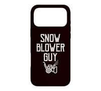 Souffleuse à Neige Guy Hiver Saison de Neige Coque pour iPhone 17 Pro Max
