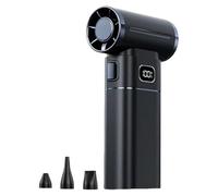 Souffleuse à neige manuelle, dépoussiéreuse électrique rechargeable, 7 x 4 x 14 cm, souffleur sans fil 130 000 tr/min, nettoyeur d'ordinateur, outil de jardin de pelouse, appareil d'air compact, pour