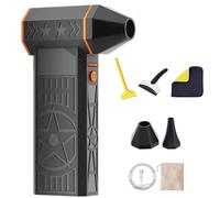 Souffleuse à neige pour voiture, mise à niveau 2026, 5000 W, pour enlever le dégivrage et la neige, souffleur de poussière électrique, ventilateur turbo à engrenage en continu, plumeau à air comprimé