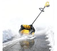 Souffleuse À Neige sans Balais, Largeur 41 Cm, Moteur sans Balais, Pelle À Neige Électrique 21 V sans Fil avec 2 Batteries Et Chargeur Inclus pour Terrasse, Allée, Trottoir, Patio, Allée Verte