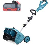 Souffleuse à neige sans fil - 1000 W électrique sans balais, longueur réglable, déneigement efficace pour les allées domestiques