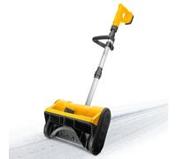 Souffleuse à neige sans fil compatible avec batterie Dewalt 20 V Max, 12,8" de large, 9,66 ″ de profondeur, 300 lbs/min, pelle à neige électrique de 500 W avec moteur sans balais, portée de jet de 20