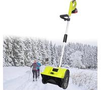 Souffleuse à Neige sans Fil, Pelle à Neige sans Fil 20 V, souffleuse à Neige à Batterie avec poignée Avant réglable (2 Batteries et Chargeur Rapide Inclus)