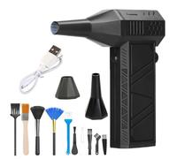 Souffleuse à neige - Souffleuse à feuilles de poussière, outil électrique, boîtier ABS 14,3 x 9,3 x 3,9 cm, batterie 4000 mAh 7,4 V, vitesse du vent 230 W 52 m s | Parfait pour pelouse, jardin