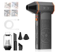 Souffleuse À Neige Thermique Haute Performance 120 W 150 000 TR/Min - Transmission en Continu Turbo Fan - Fraise À Neige - Plumeau À Air Comprimé - pour Décongélation, Séchage, Nettoyage