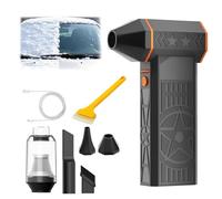 Souffleuse à neige thermique haute performance pour voiture, mise à niveau 2026, 5000 W, déneigeuse / dépoussiéreuse portable avec LED, pour voiture, décongélation, séchage, nettoyage