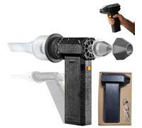 Souffleuse à neige thermique turbo 4000 W - Ventilateur turbo portable pour dégivrage de pare-brise de voiture, mini souffleur électrique à 3 vitesses pour enlever la neige, la poussière, la glace