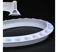 Souffoir de douche pliable barrage d'eau, barrière de douche et système de rétention de barrage flexible émouvant et sèche séparé, douche à aspiration Splash Guard Stand amovible Sceau, 300 cm