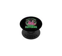Souffrant Summer Squelette Flamant Rose Flotteur Humour PopSockets PopGrip Adhésif