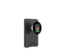 Souffrant Summer Squelette Flamant Rose Flotteur Humour PopSockets PopWallet pour MagSafe