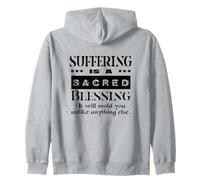 Souffrir de Motivation est Une bénédiction sacrée Sweat à Capuche