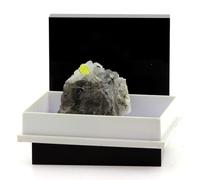 Soufre + Gypse. 89.4 Ct. La Maurienne, Savoie, France. Ultra Rare.