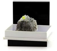 SOUFRE + GYPSE - Pierre Naturelle en Provenance de la France, Vallée de la Maurienne, Savoie, Auvergne-Rhône-Alpes - Formation Minérale Unique,