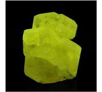 SOUFRE - Pierre Naturelle en Provenance d'Italie, Trabia-Tallarita Mine, Sommatino, Caltanissetta Province - Soufre brut, minéral rare, collection minéralogie 205.15 ct - Certificat d'Authenticité Inc