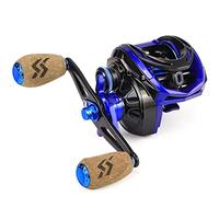 Sougayilang Baitcasting Moulinet de pêche Super Lisse avec Rapport de Vitesse 7.0:1 9 + 1 roulements à Billes blindés Anti-Corrosion
