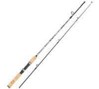Sougayilang Canne à pêche robuste en composite de carbone et verre avec guides de ligne en acier inoxydable pour bar, truite, crapet, poisson-chat - 2,3 m