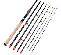 Sougayilang Canne d'alimentation avec 3 Pointes Canne à pêche Portable Spinning Casting Travel Rod Assortiment Complet Action Carp Rod Grossier