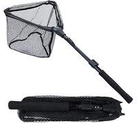 Sougayilang Épuisette de pêche - Canne télescopique pliable et pliable - Maille en nylon - Pour attraper ou relâcher les poissons - BLJ95CM