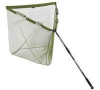 Sougayilang Filet de pêche à la carpe de 106 cm - Poignée télescopique en fibre de carbone de 2 m - Design flottant robuste pour les grandes carpes - Avec sac de transport