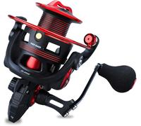 Sougayilang Fishing Reel Lightweight Ultra Soft Aluminum Carbon Fiber Fishing Reel For Saltwater Freshwater Freshwater 18kg 12+1bb