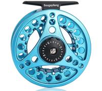 Sougayilang Moulinet de pêche à la mouche, grand tambour avec corps en aluminium moulé sous pression, moulinet à mouche - poids 5/6, 7/8, moulinets à mouche essentiels pour débutants - B7/8