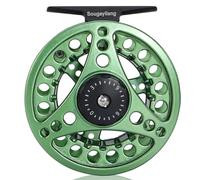 Sougayilang Moulinet de pêche à la mouche, grand tambour avec corps en aluminium moulé sous pression, moulinet de pêche à la mouche - poids 5/6, 7/8, moulinets de pêche à la mouche essentiels pour