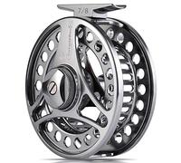 Sougayilang Moulinet de pêche à la mouche ultraléger et anti-oxydation, corps en alliage d'aluminium usiné CNC et moulinets de pêche à la mouche taille 5/6,7/8