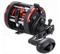 Sougayilang Moulinet de pêche à la traîne - En acier inoxydable durable - Grande capacité de ligne - 30 l