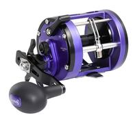 Sougayilang Moulinet de pêche à la traîne, Moulinet de bateau puissant et fluide pour la pêche en mer, Moulinets à vent pour eau salée pour le silure, le masquin, le bar de mer, le saumon-ZR