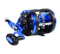 Sougayilang Moulinet de pêche à la traîne, Moulinet de bateau puissant et fluide pour la pêche en mer, Moulinets à vent pour eau salée pour le silure, le masquin, le bar de mer, le saumon - B30R