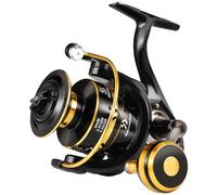 Sougayilang Moulinet de pêche léger ultra lisse puissant doré 3000