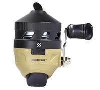 Sougayilang Moulinet de pêche Spincast - Cadran réglable - Sans problème - Bouton poussoir - Moulinet pré-enroulé avec ligne de pêche