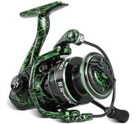 Sougayilang Moulinet de pêche ultra léger avec cadre en graphite 5.2:1 haute vitesse pour la pêche en eau salée ou en eau douce - B