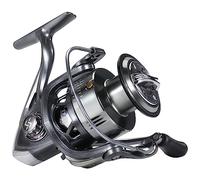 Sougayilang Moulinet de pêche ultra lisse avec bobine en aluminium, 11 + 1 BB, série 1000-6000 pour Bass-4000