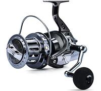 Sougayilang Moulinets de pêche en Acier Inoxydable 10 + 1 BB Ultra Lisses et puissants avec Bobine en Aluminium CNC pour Eau salée et Eau Douce
