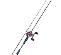 Sougayilang MX-2 Combo canne à pêche et moulinet à lancer d'appât, 1,8 m/2,1 m, pour le brochet, la perche, le sandre, 1.8Z-R