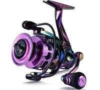 Sougayilang Spinning Fishing Reel 6.0: 1 Gear Ratio Graphite Frame 12 + 1 BB Moulinets de pêche colorés avec traînée en Carbone de 25 LB, poignées en Super polymère pour Eau douce-20