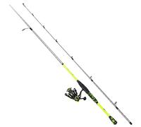 Sougayilang ZJJ Canne à pêche rotative et moulinets, Canne en graphite IM7 à 2 sections, Moulinet de pêche avec bobine métallique robuste pour ensemble de pêche en eau douce et eau salée - 18