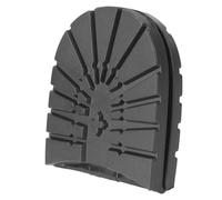 Souget à Talons Avant Antidérapant Accessoires de Réparation de Chaussures en Caoutchouc pour une Traction et un Confort Améliorés dans la Résistance à l'usure des Chaussures Noir (#1) (#2)