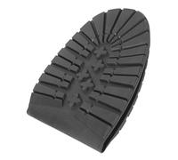 Souget à Talons Avant Antidérapant Accessoires de Réparation de Chaussures en Caoutchouc pour une Traction et un Confort Améliorés dans la Résistance à l'usure des Chaussures Noir (#1)