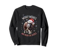 Souhaits laineux et bisous de bœuf musc - musc Sweatshirt