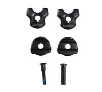 Souhgaue Collier de serrage pour tige de selle de vélo pour adaptateur de rail de selle en carbone, 7 x 9 mm, tube de tige de selle de vélo, clips ovales/ronds, accessoires de vélo