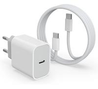 SOUI-Chargeur Usb C For Iphone 16/16 Pro/16 Pro Max/16 Plus/15/15 Pro/15 Pro Max/15 Plus,20W Prise Adaptateur Rapide E 1M Cable Per Ipad Air,Type C Rapida Alimentatore Secteur Mural Alimentation