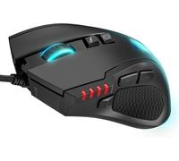 Souirs Gamer Filaire Ergonomique, 12 800 DPI, 8 Boutons programmables, Souris Gaming avec Fire Button, 12 Options RGB Personnalisable, Haute Précision- pour MOBA FPS CS