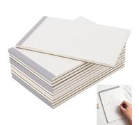 SOUJAP Lot de 12 blocs-notes de papier millimétré, 70 feuilles de papier quadrillé B5 pour écrire, dessiner, planifier, 26,2 x 17,5 cm